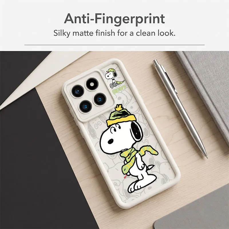 Cute Cartoon S-Snoopys Shockproof Phone Case For Xiaomi 11 12 14T 15T Ultra POCO X3 X5 X6 M6 C65 Redmi 13C 14C 15 A7 Pro A4 A5 view 4