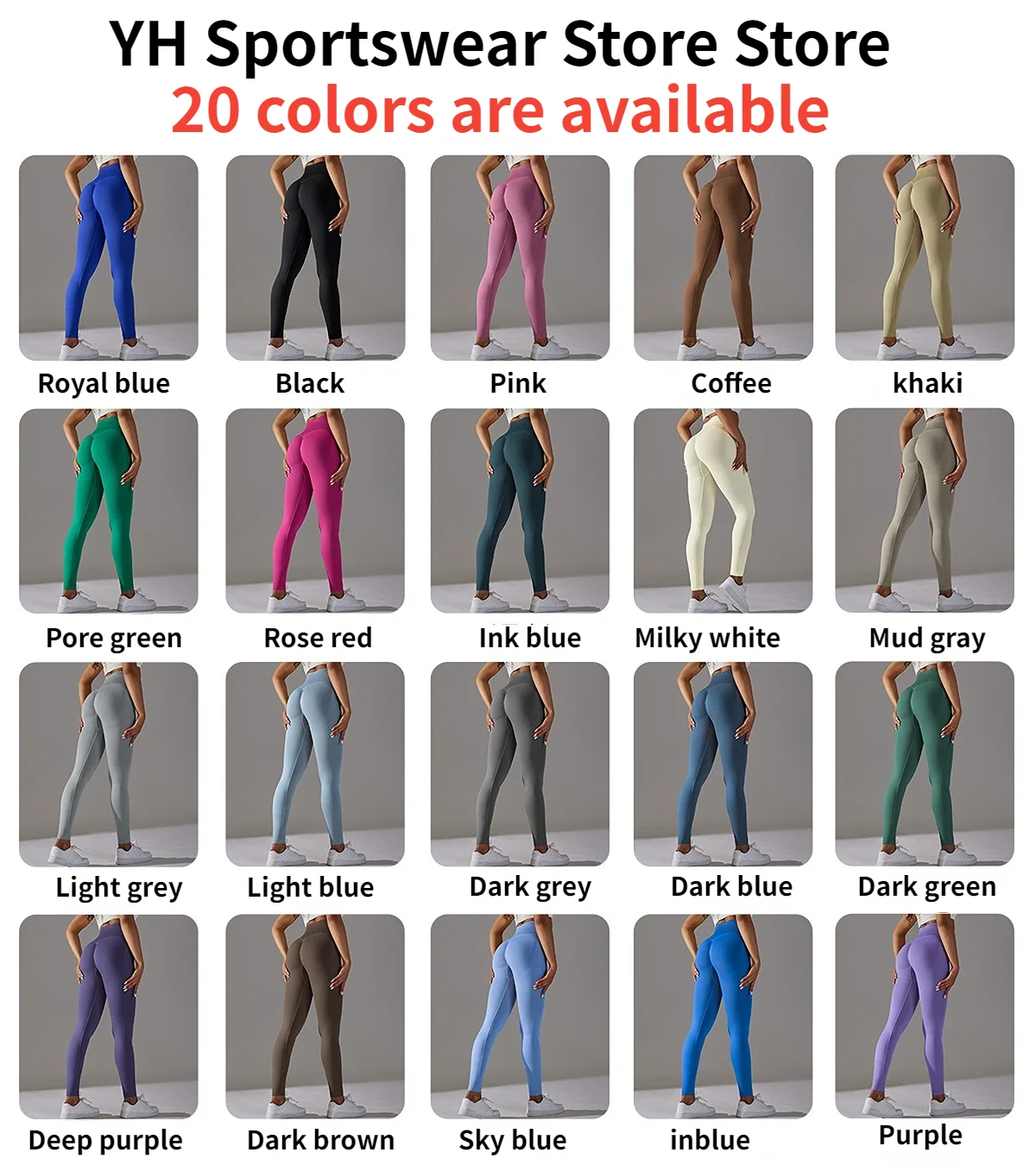 Slimming Push Up High Waist Seamless Scrunch Yoga Pant Women Fitness Workout Cycling Sports Gym Exercise Leggins Tights Female