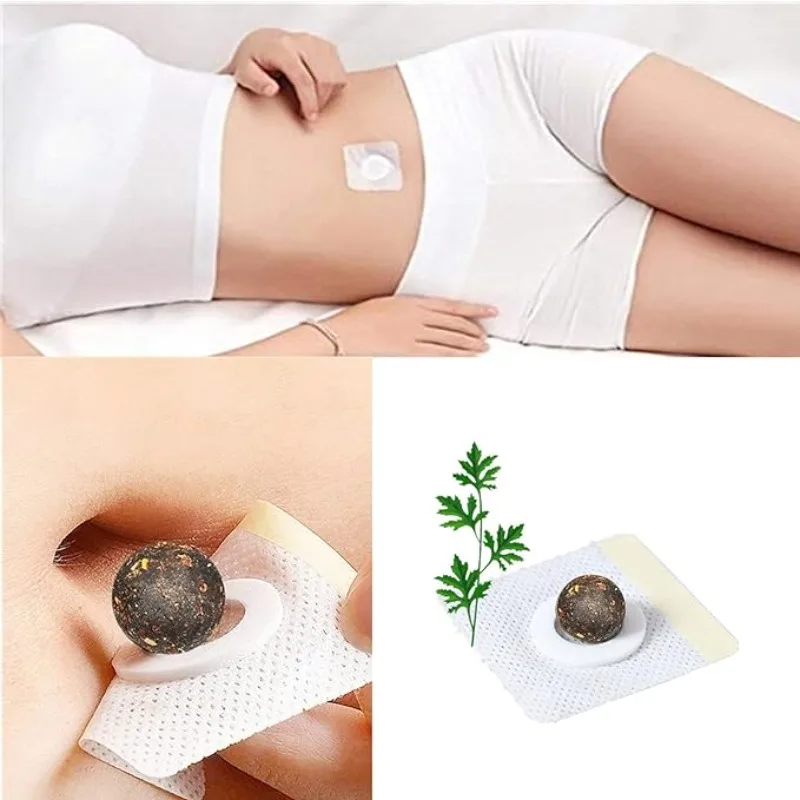 30Pcs Belly Patch, Weight Loss Slim Patch Mugwort Abdomen Navel Patch Fat Burning and Moxibustion Patch for Women and Men