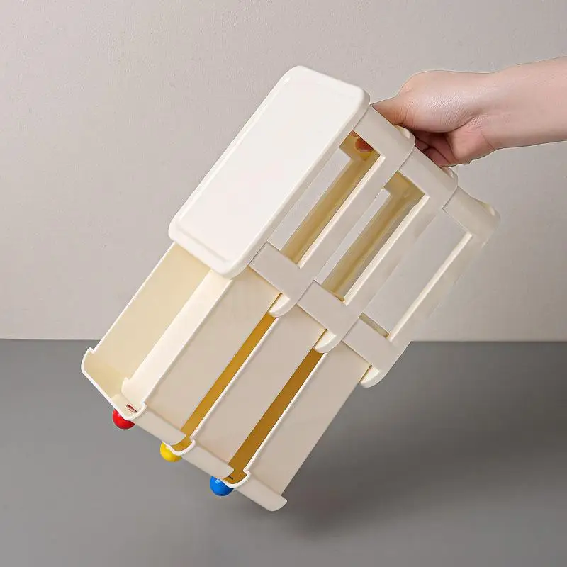 1Pcs Dopamine Desktop Storage Cabinet Drawer Type Student Desk Stationery Storage Box Hair Tie Hair Clip Jewelry Organizer