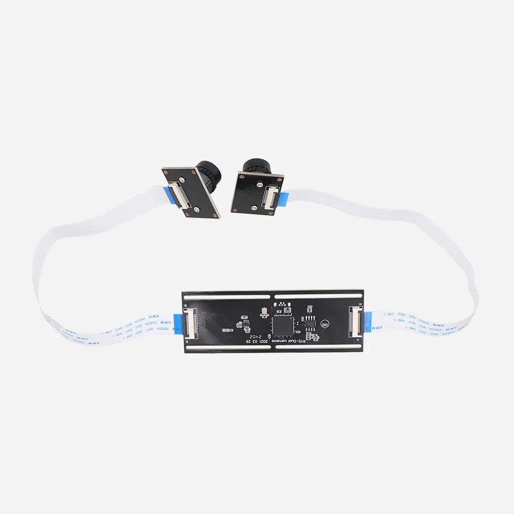 2MP 1080P Non Distortion Flexible Synchronization Stereo Webcam Dual Lens USB Camera Module for 3D VR Face Recognition