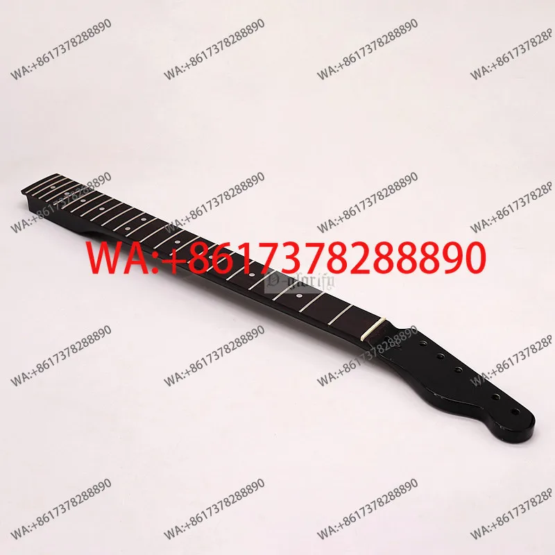 Neck 6 Strings 22 Frets Black Bright Light Maple Rose Wood Electric Guitar Neck DIY Modified Handle