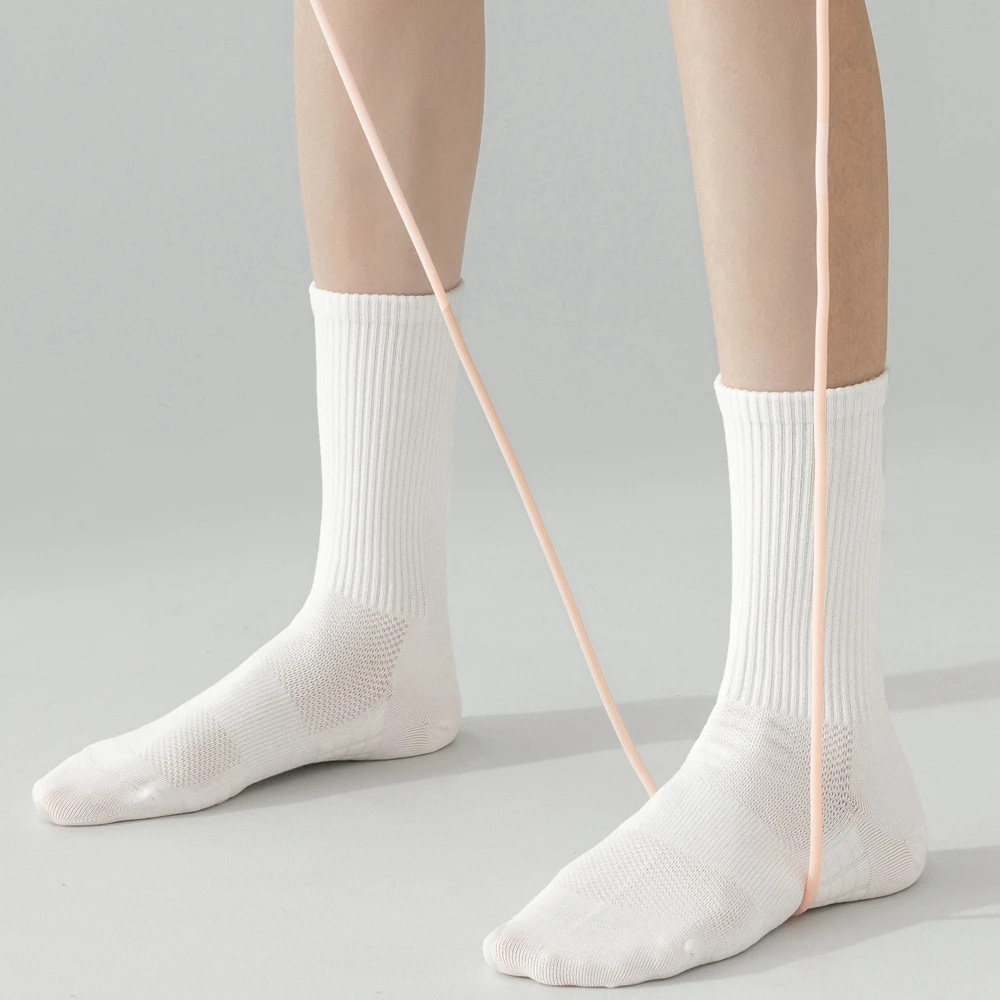5 paires de chaussettes athlétiques de sport antidérapantes, chaussettes d'été en maille, chaussettes d'équipage en coton de haute qualité, basket-ball antidérapant