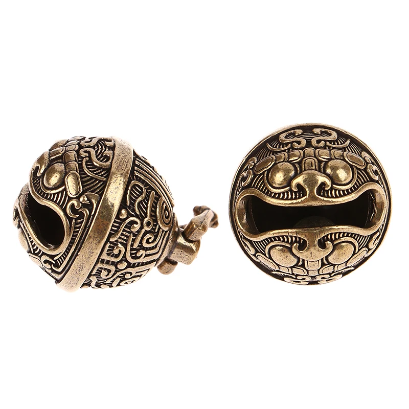 Lucky Brass Handicraft Die Casting Drop Bell Key Car Button Wind Bell Sect Bronze Bell Creative Gift