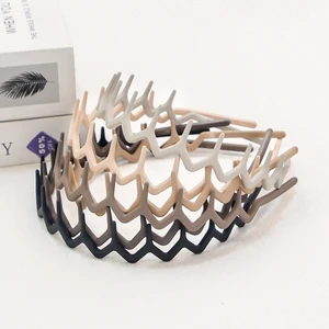 Nicht -Slip -Foul -Bandanas mit Plastikzähne für Frauen und Mädchen, Haarfelgen, dünnes Bandana, Kinderhaar, Haarzubehör, 2 PCs, 6pcs 10 Hauptverkäufe von Marta - №10