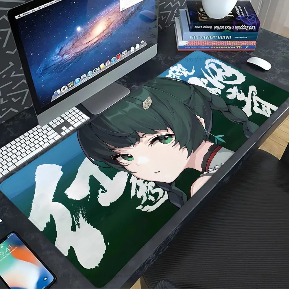 Qingyi Game Z-Zenless Z-Zone Z-Zero Mousepad Mouse Mat Desk Mat With Pad Gaming Accessories Prime Gaming XXL Keyboard Pad Padd