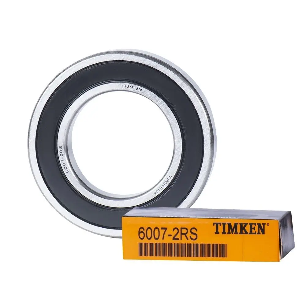 10PACK TIMKEN 6007-2RS 35X62X14MM Double Rubber Seal Ball Bearings