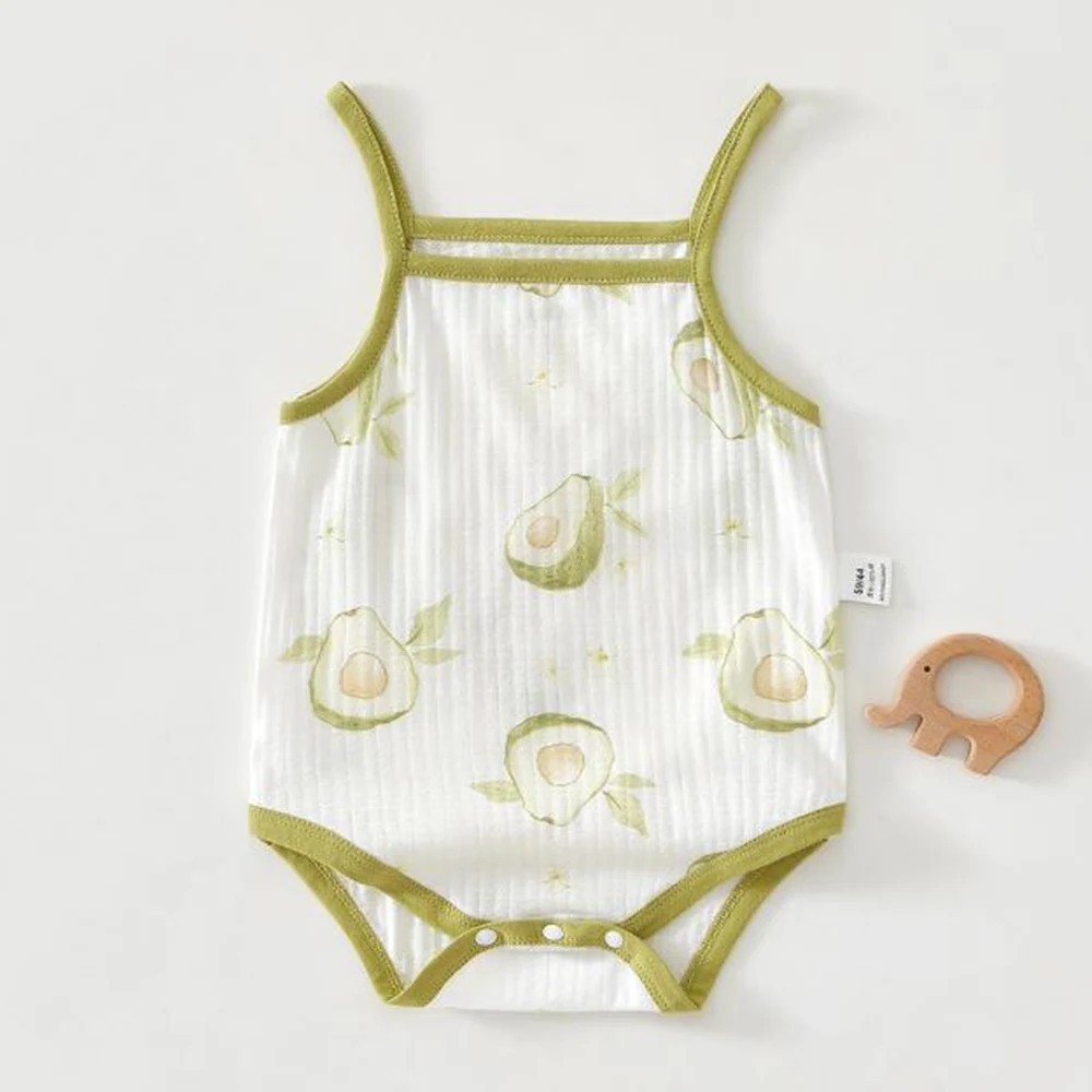 

Baby Girl Clothes Summer One Piece Baby Bodysuits Sleeveless 100% Cotton Baby Boy Rompers Newborn Onesies