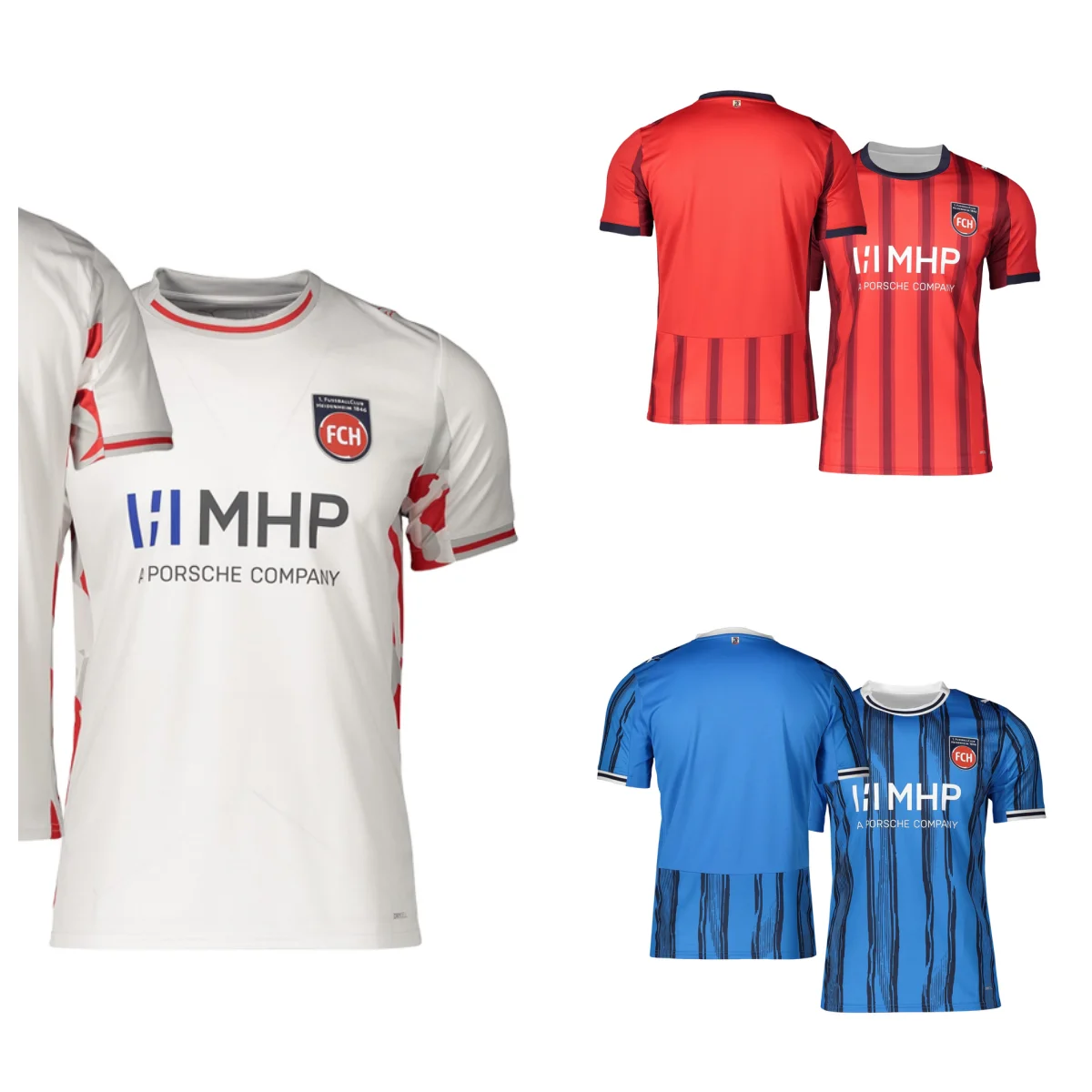 

Summer New Arrival Heidenheim Football Shirt Men Women Clothes Breathable Quick Dry Sweat-absorbing Casual Training Jersey Moto