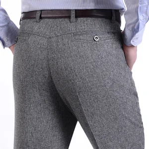 MRMT 2023 Брендовые мужские брюки для мужчин среднего возраста повседневные свободные тонкие брюки для мужчин прямые мужские брюки с высокой талией