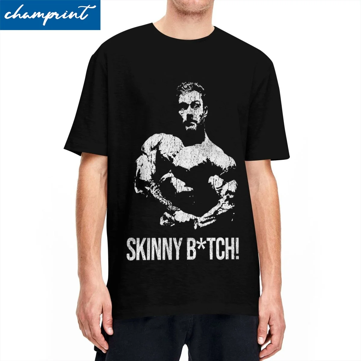 Vintage CBUM Chris Bumstead Bodybuilding Tshirts Men Cotton Short Sleeve Round Neck Summer Top Tee