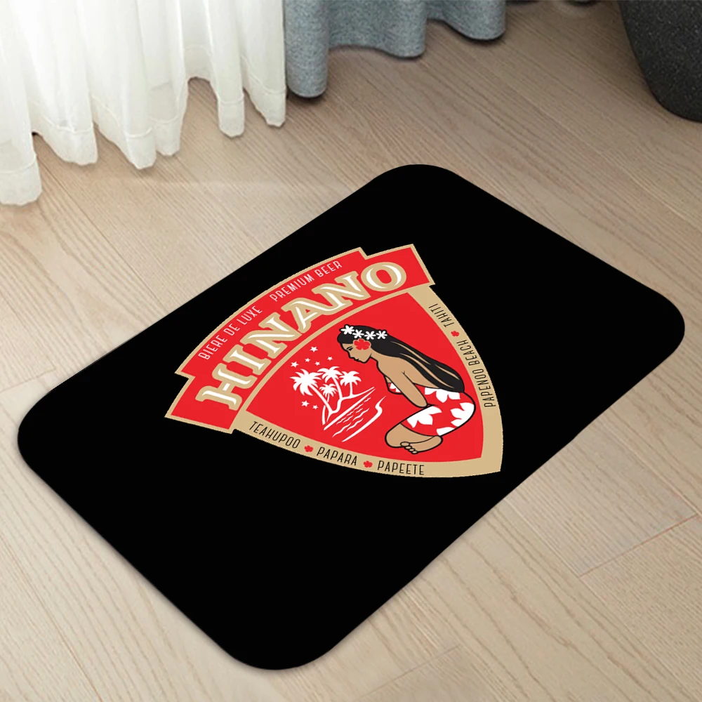 Hinano Tahiti Beer Doormats Home Carpet Entrance Door Mats Modern Decor Carpet Bathroom Floor Mats 205