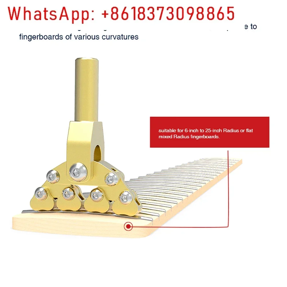 Guitar Fractal Fret Press Various Radius Fret Board Curvatures Acoustic Electric Instruments Fret Press Repair Tool