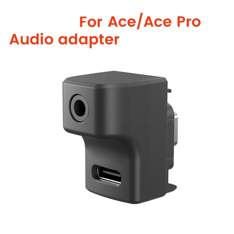 

AA91 для Insta360 Ace Pro/Ace аудиоадаптер при зарядке аксессуаров для внешнего микрофона