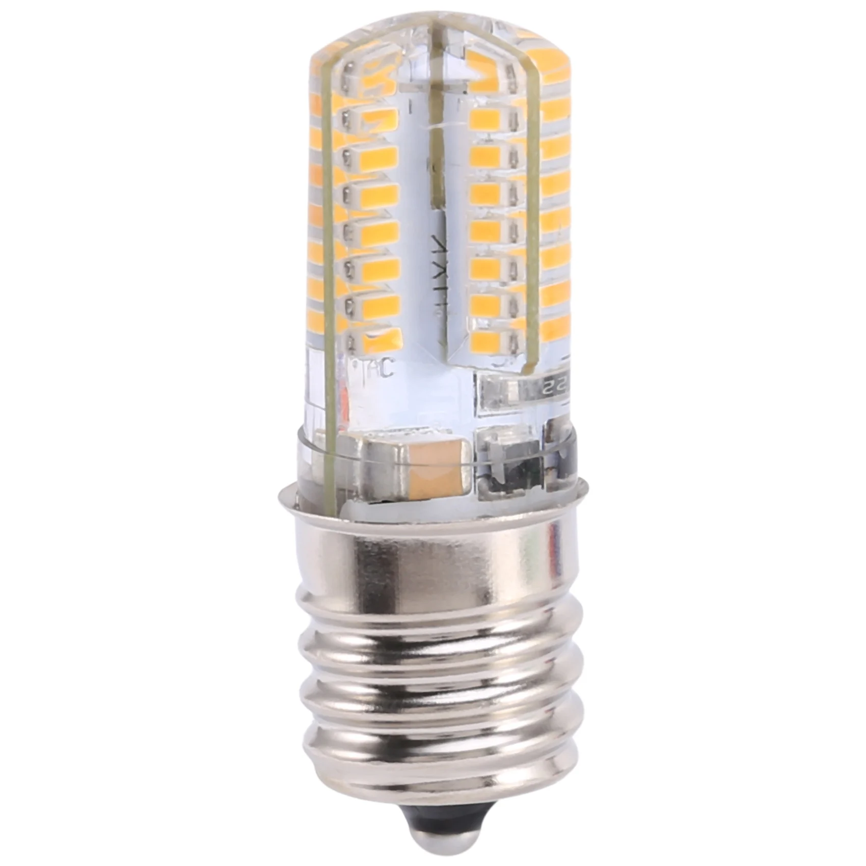 Ampoule LED E17, 5W, 64, 3014 SMD, lumière blanche chaude, AC 110V-220V
