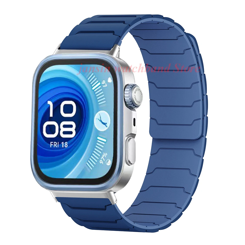 Магнитный ремешок для Huawei Watch Fit 4 Pro 3, сменный ремешок для часов, спортивный силиконовый ремешок-петля для Huawei Fit3 Fit4 Fit4Pro Correa
