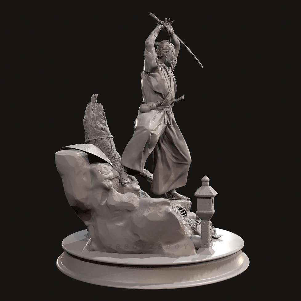 The height of man 38mm 50mm 75mm Resin model kits figure colorless and self-assembled 3D Printing  TD-7006/3D