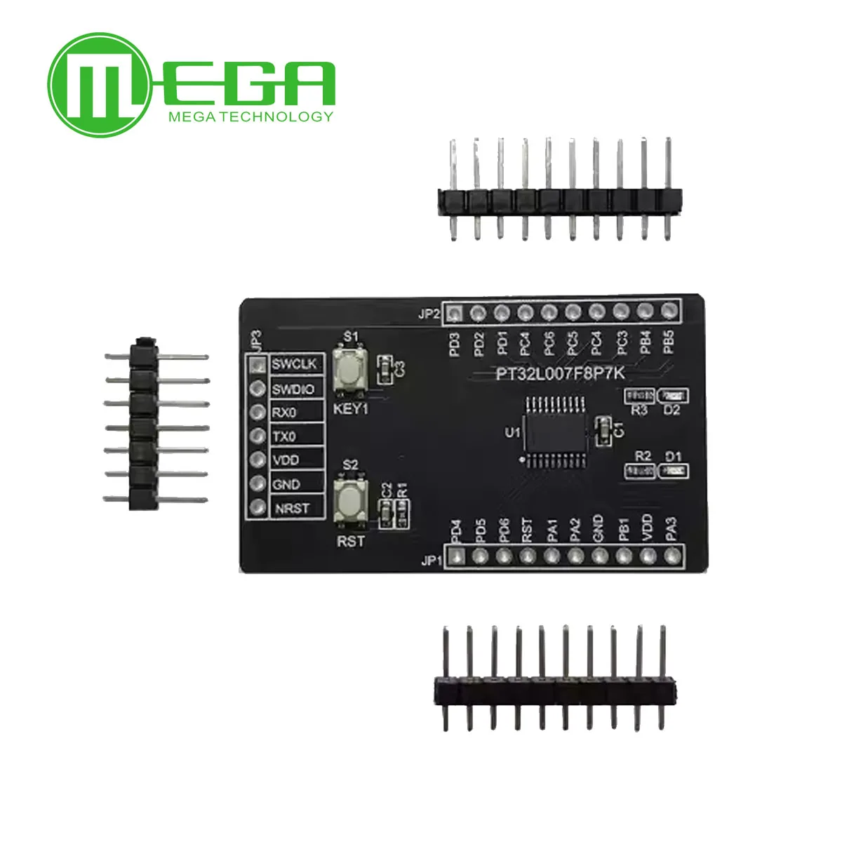 1.8v-5.5v PT32L007F8P7K Development Board Minimum System Board Core Board Ultra Low Power 64K FLASH 16k RAM