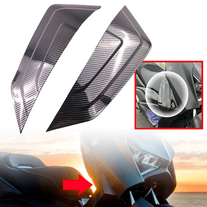 

Fit For Yamaha XMAX300 XMAX 300 2023-2024 Motorcycle Front Legshield Leg Guard Carbon Look Side Leg Protector Windshield Cover