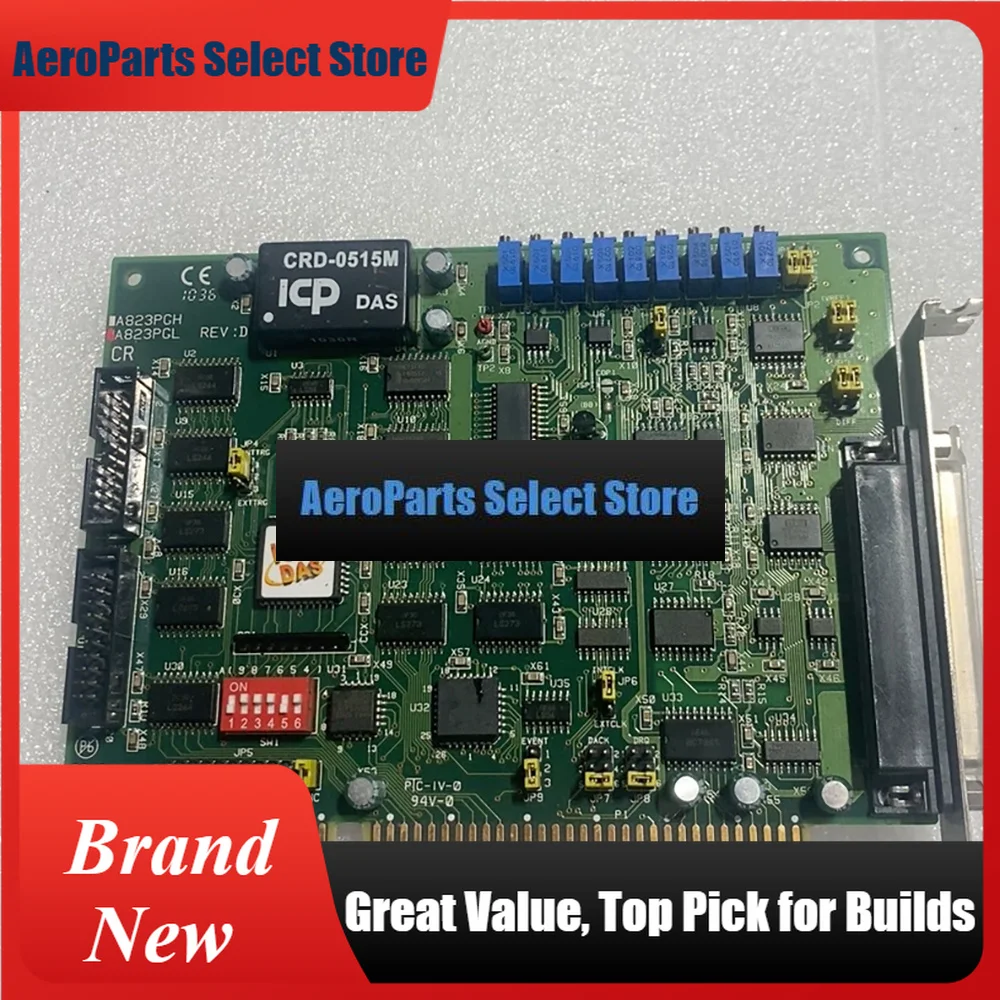 AeroPartsFor ICPDAS 16 Channel Multifunctional Data Acquisition Card A823PGH A823PGL REV:D