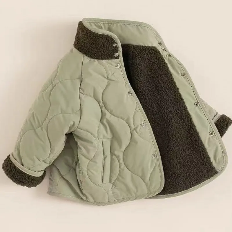 

New Boy Winter Jacket Thickness Baby Kids Coats Children Autumn Winter 2024-A059