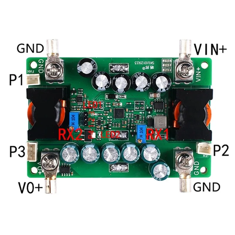 DC-DC High Power Boost Module Constant Voltage Current Adjustable 24V 48V 90V 130V High Efficiency Converter