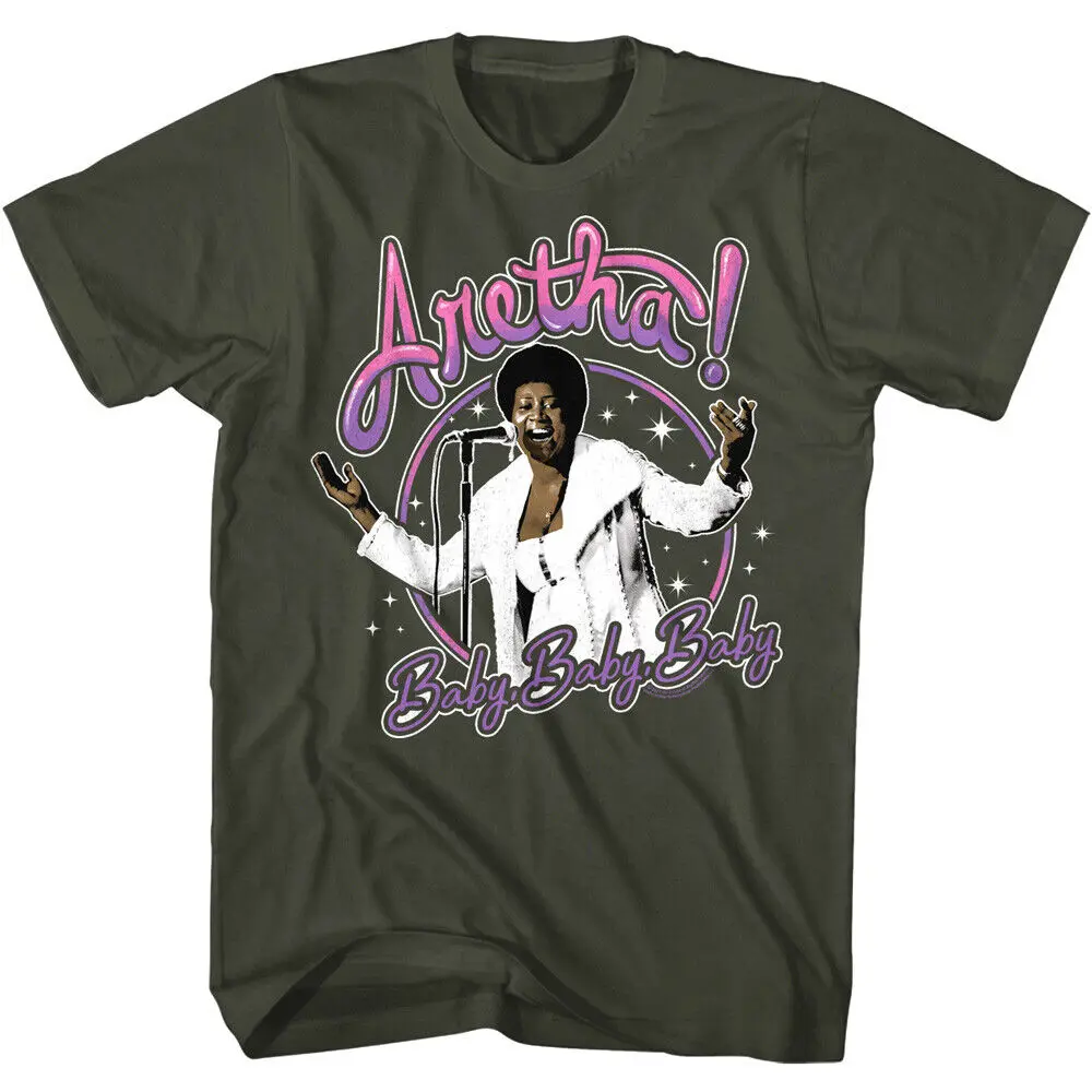 Aretha Franklin Baby Men'S T Shirt Grafitti Art Performing