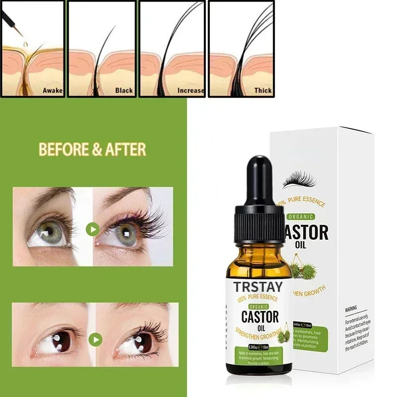 Wimpergroei Serum Om Wimpers Te Laten Groeien Versterken Curling Organische Ricinusolie Wimperversterker Serum Verlenging Wimpers