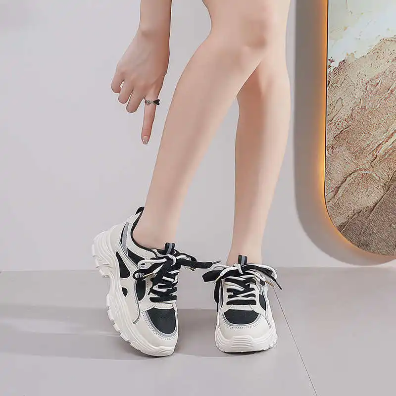 

Plateforme из натуральной кожи, женская прогулочная обувь, красочные ботинки для бега, женские кроссовки для гольфа, спортивные кроссовки Teni Tenix Sapatenis