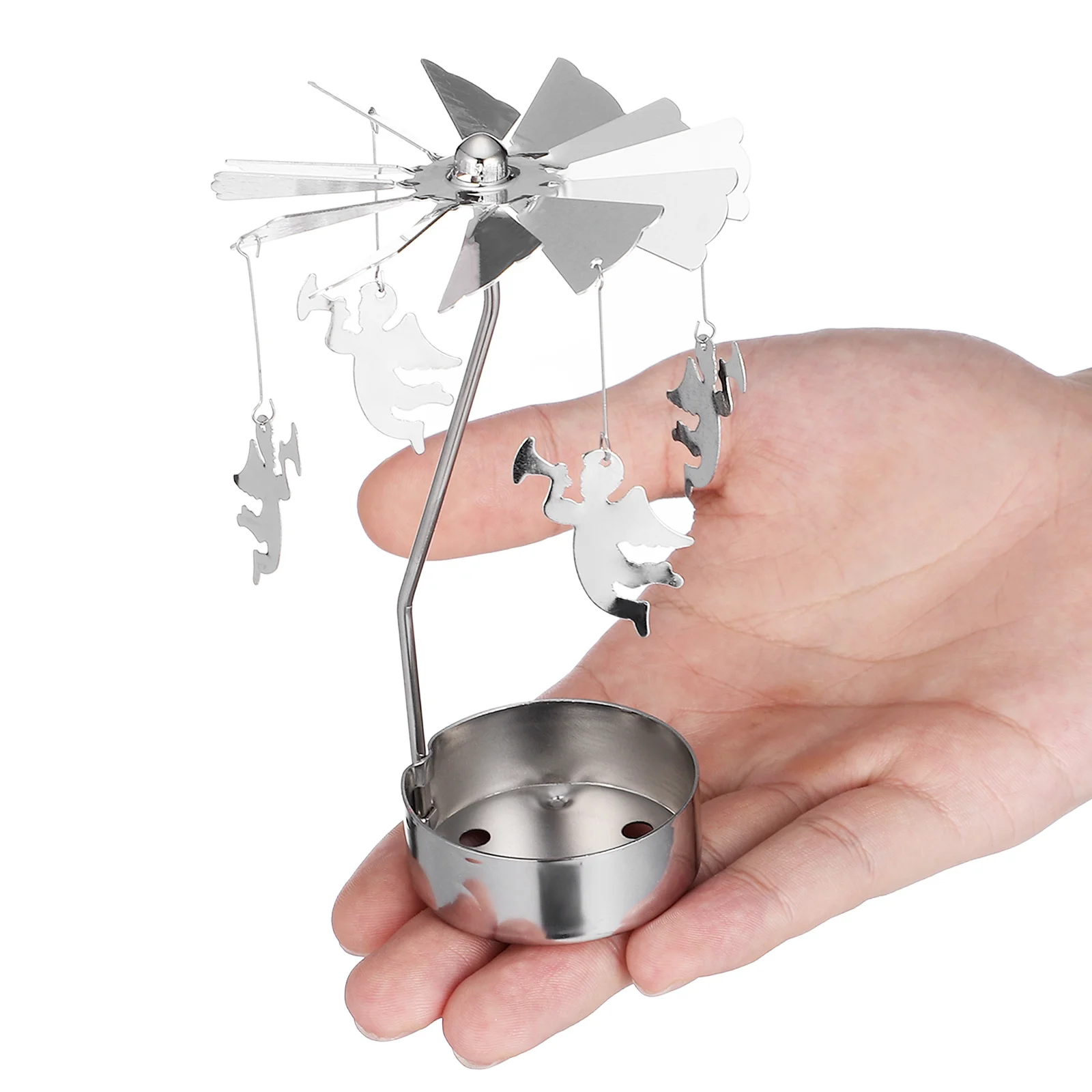 3pcs Metal Trotting Horse Lamp Holder European Style Iron Art Decorative Candlestick For Wedding Party Tabletop Decor