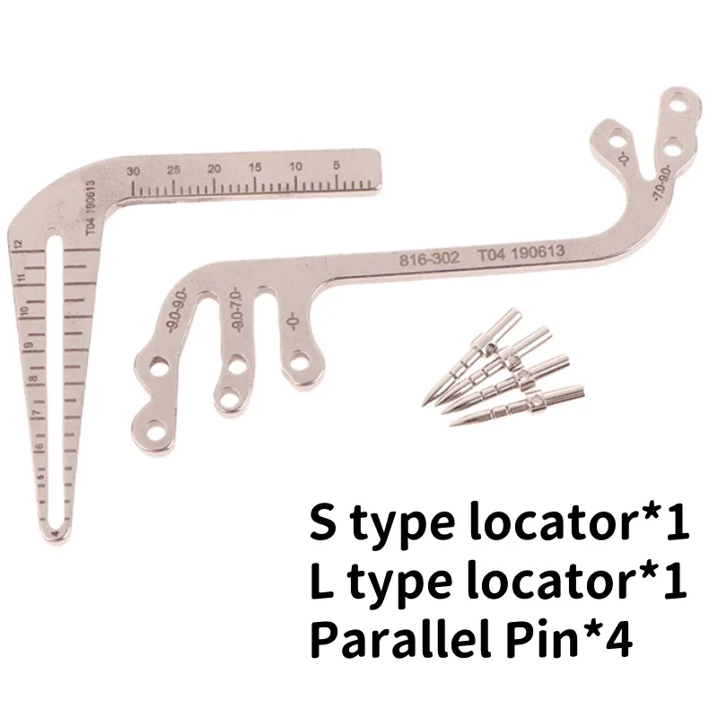 

Набор направляющих для зубного импланта, локатор для ротовой посадки, направляющая для позиционирования, сверление, Мерная линейка, инструменты для имплантации дантистов