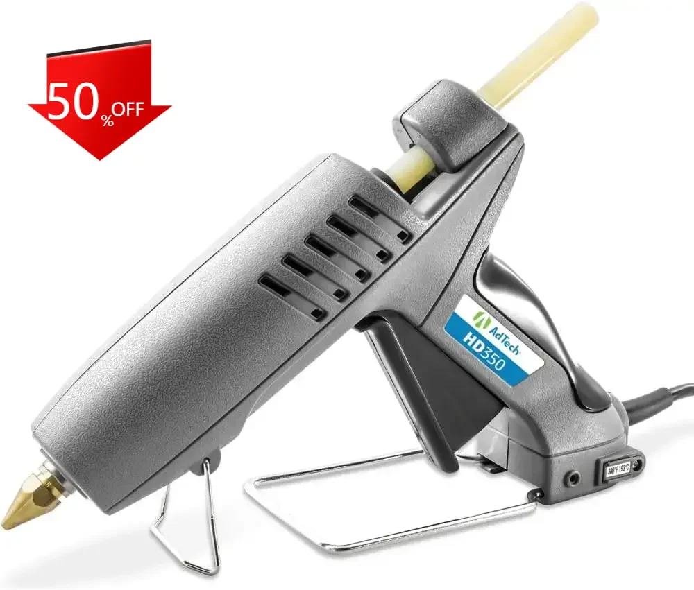 

Industrial Strength Full Size High-Output Hot Melt Glue Gun – Professional Grade Hot Glue Gun for Carpentry, Repairs