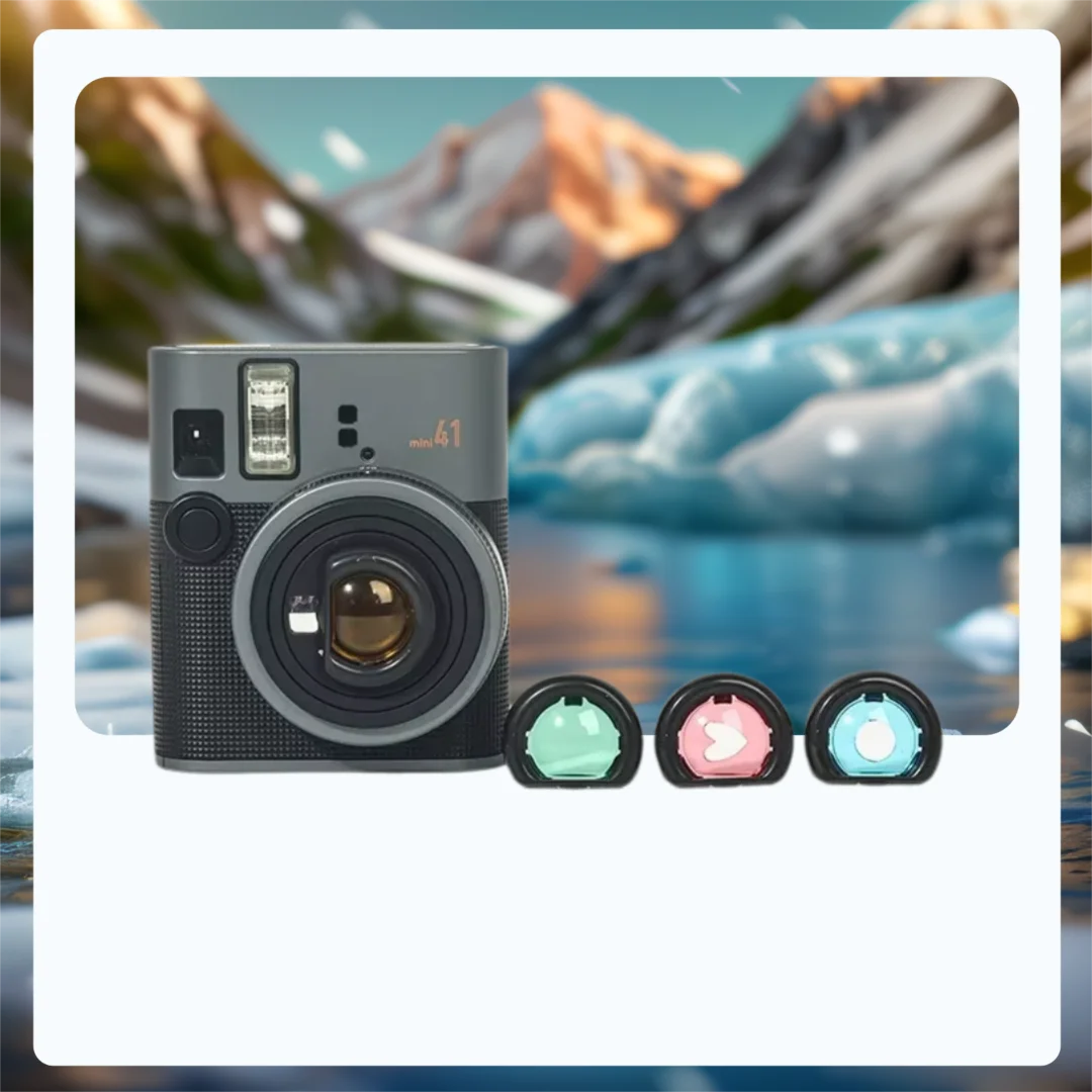 

For Instant Mini 41Camera 4-Color Filter Assist Ring Camera Accessory for Quick Snap And Share Moments