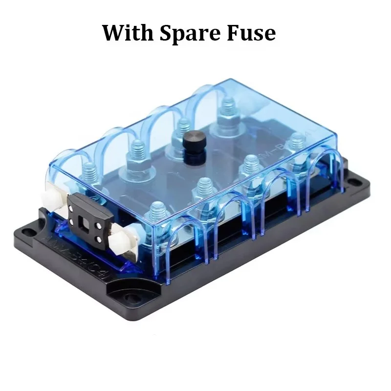 Waterproof 6 Way Car Automotive Auto Down Bolt On Screw Type MIDI ANS Mega ANM ANL Fuse Box Block Holder