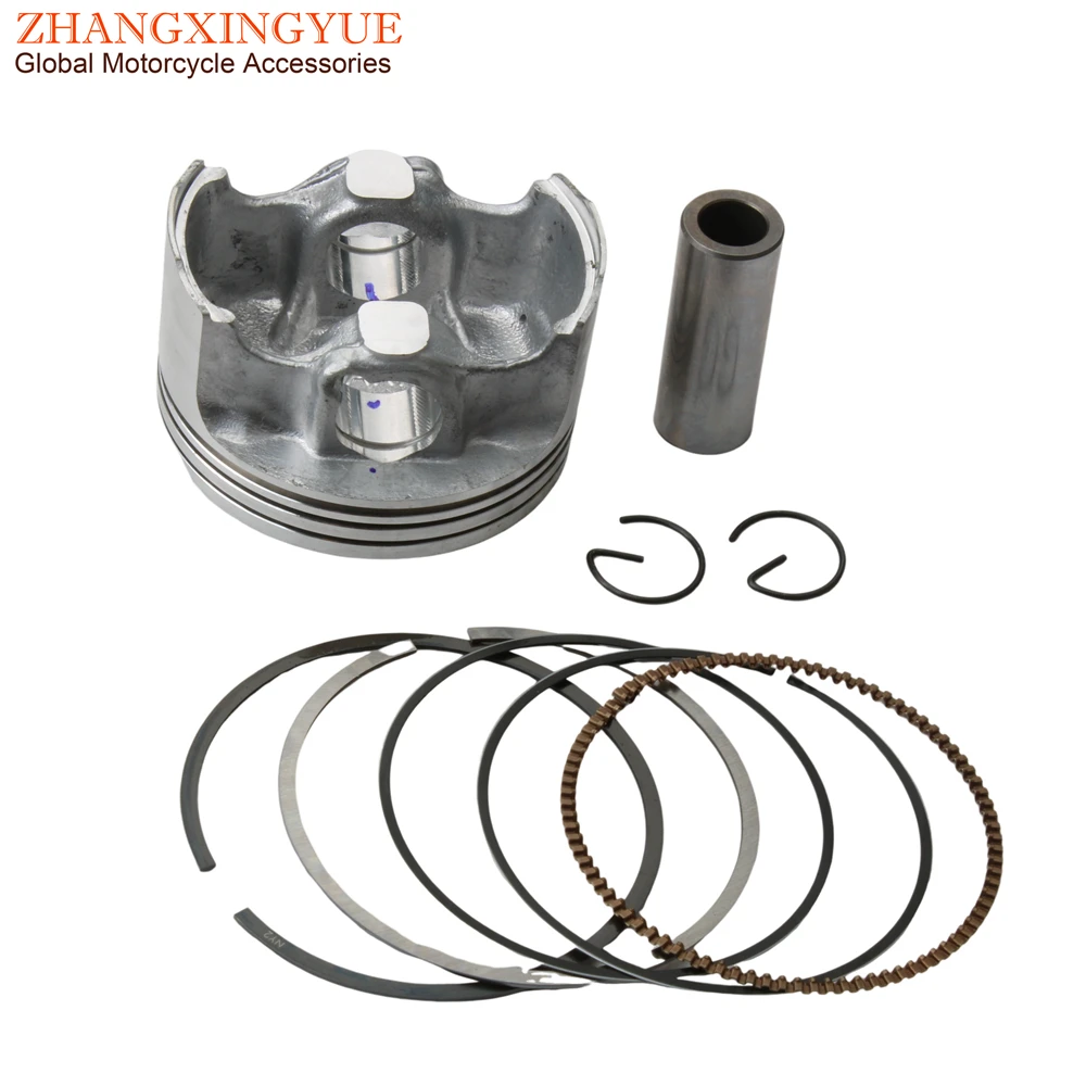 Skuter 58mm zestaw tłoka dla Yamaha Nmax 155 Aerox 155cc 2DP-E1631-00 B63E160300 4-suwowy