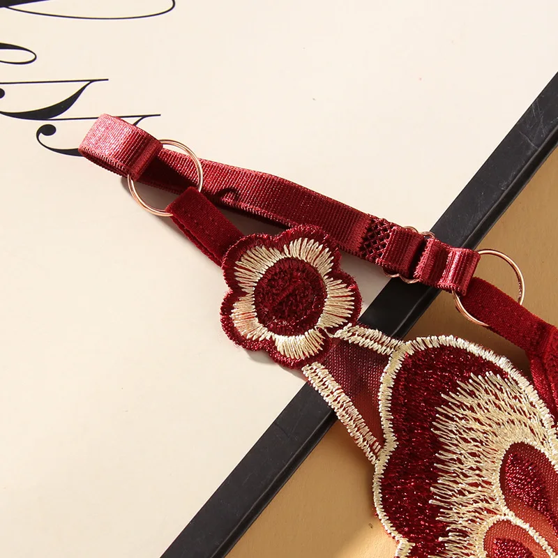 Koronkowe, seksowne stringi damskie z niskim stanem, majtki typu motyl, transparentne majtki z siateczki, regulowane majtki z wysokim stanem, majtki damskie.