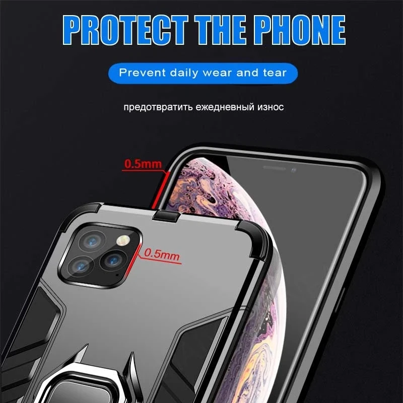 Na Iphone 15 Pro etui na pierścionek magnetyczny odporny na wstrząsy pokrowiec na Apple IPhone15 I telefon 15 Max Plus 5G Fundas etui ochronne