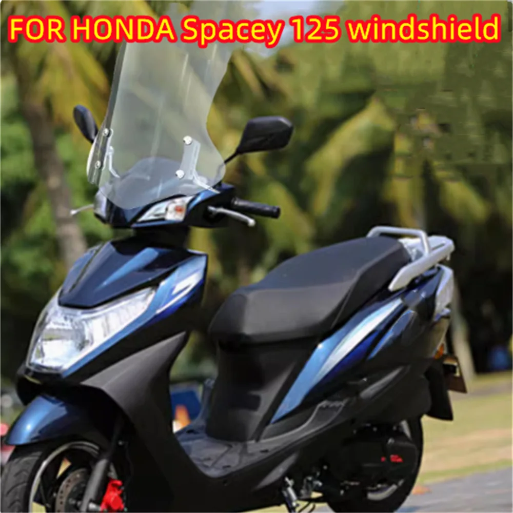 For HONDA Yusha 125 Front Windshield Spacey 125 Upgraded and Widened Front Windshield Accessories