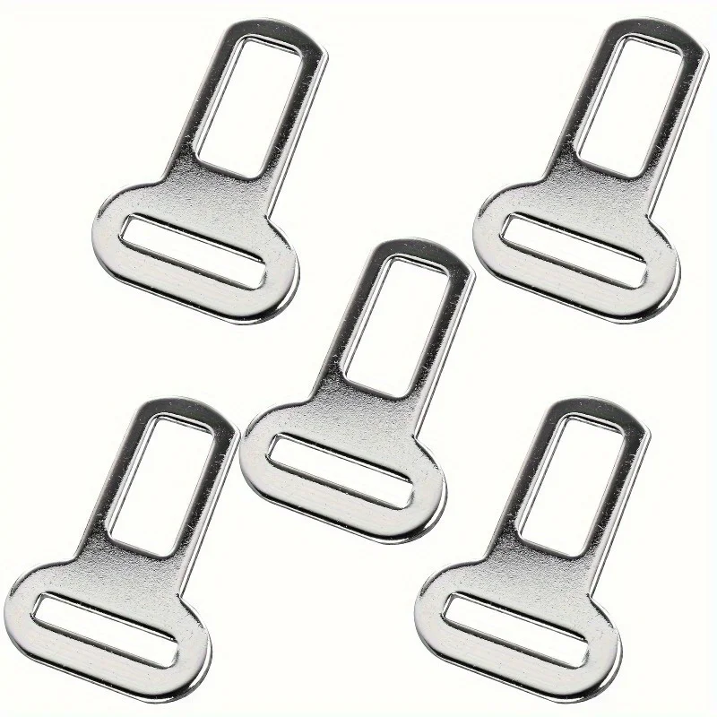 Heavy Duty Car Pet Seat Belt Tether Strap 1/2/5 Pack Anti Slip Escape Proof Metal Buckle Dog Travel Safety Harness Adapter fo...