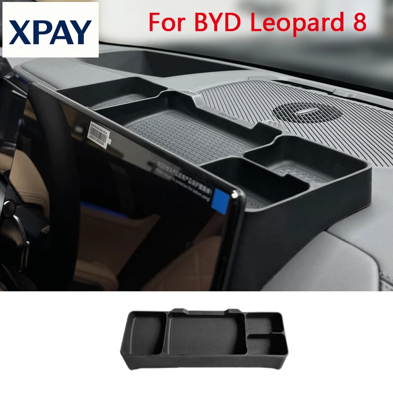 

Новый ящик для хранения за центральным экраном управления для BYD Leopard 8 2024 2025, специальная сумка для хранения, внутренняя сумка для салфеток, автозапчасти