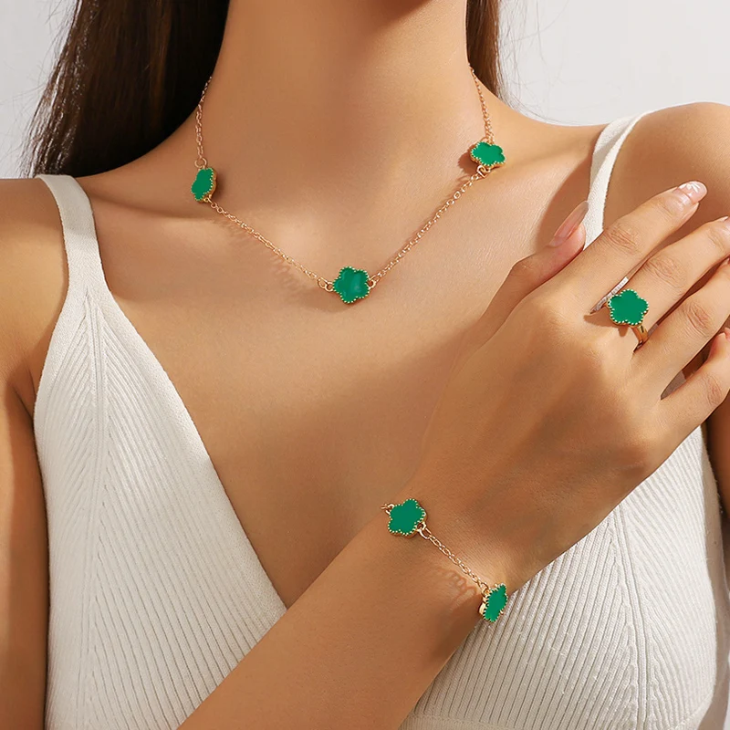 5pcs Fashion Elegant Women Jewelry Set Perfect for Gifts Daily Parties Birthday Gifts for Daughters Girlfriends Mothers