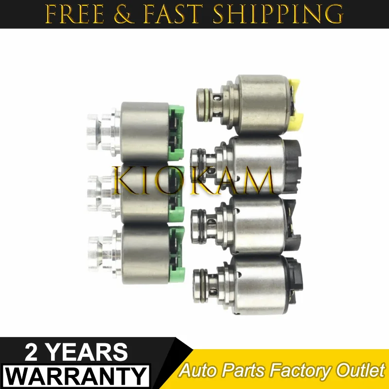 

Комплект верхних соленоидов высокой коробки передач, 7 шт., подходит для BMW AUDI Prosche 5HP19 ZF5HP-19FL 5-SPEED ZF1068298035