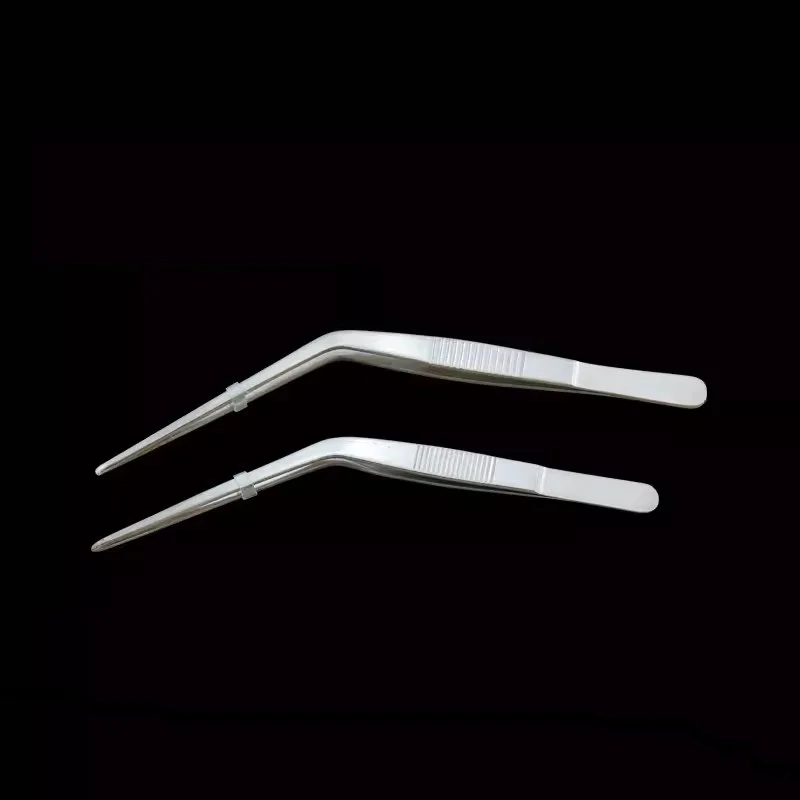 

Medical Ear Dressing Forceps Wax Earpicker Removal Angled Clamp Clip Nasal Curved Earwax Clip Remover Tweezers Barware