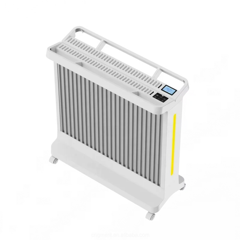 2000W Electric Fan Space Heater With Remote Control LED Lighting Overheat Protection Household Fast Heating Warmer