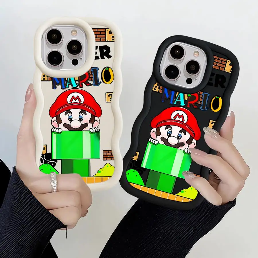 Custodia morbida in TPU con personaggi dei cartoni animati per iPhone 16e 16 15 14 Pro Max 14 15 16 Plus