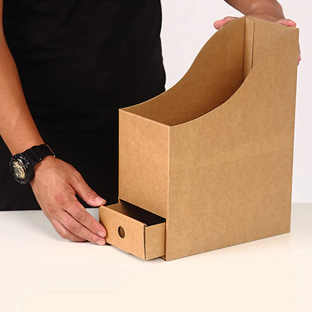 

2Pcs Paper Document Rack Sturdy File Holder Organizer Multipurpose Desktop File Storage Shelf for Office Home Document Files