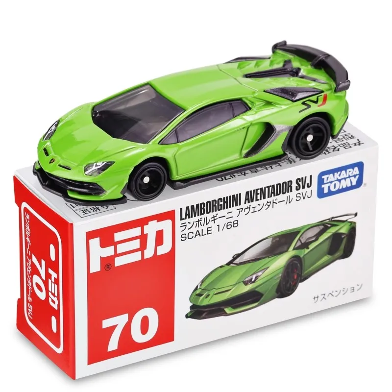 Takara Tomy Tomica No.70 Lamborghini Aventador SVJ Mini Alloy