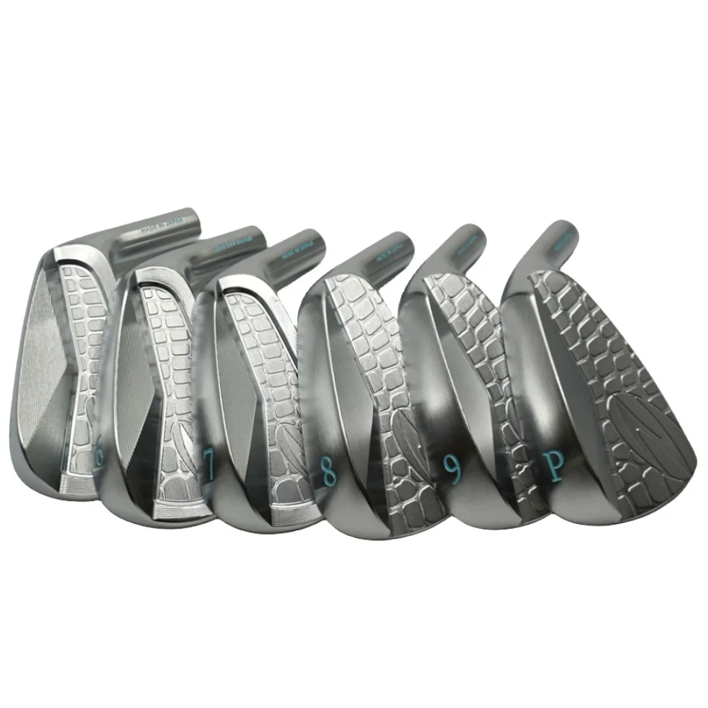 ZOD Golf Irons with Shaft and Grips , 5.6.7.8.9.P, S20C, silver/black Iron Forged, 2024 Golf Clubs, 6Pcs