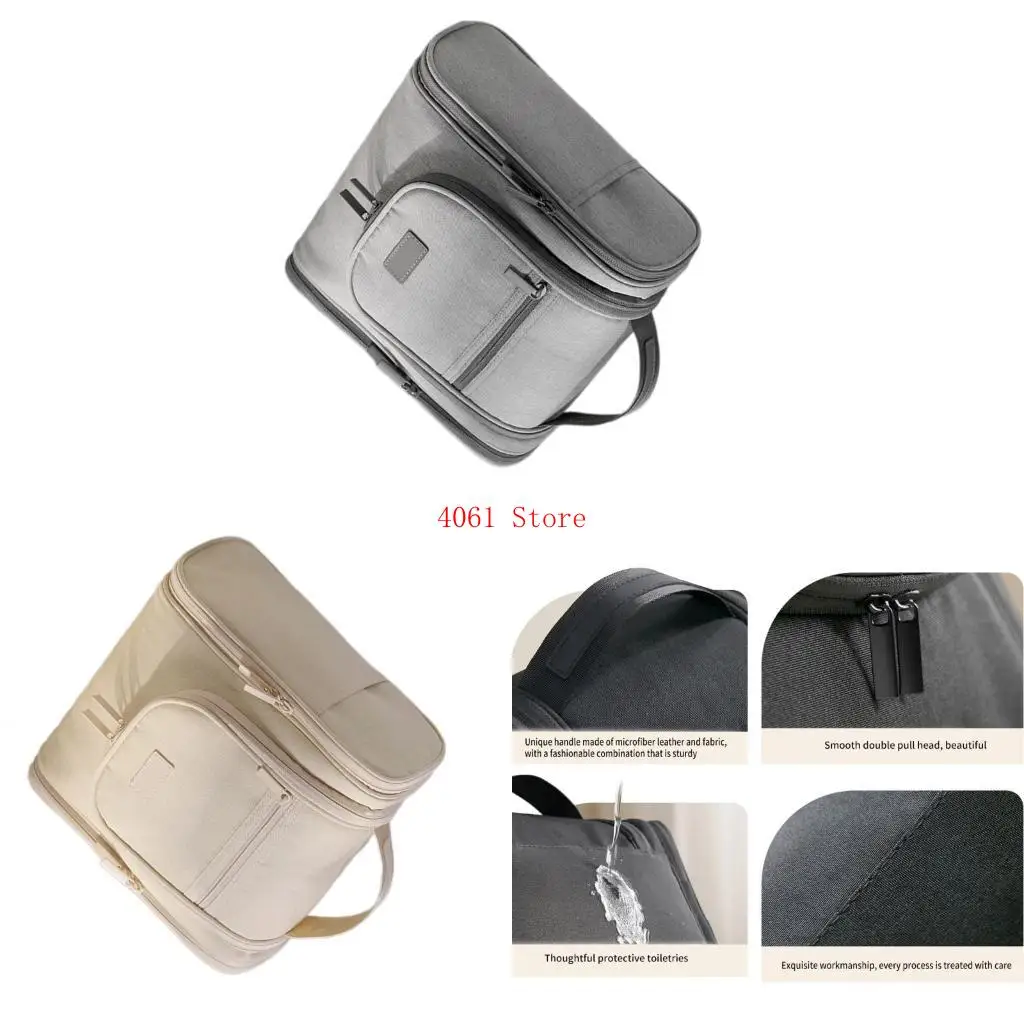 

Compact Travel Toiletry with Easy Access Pockets for Men and Women
