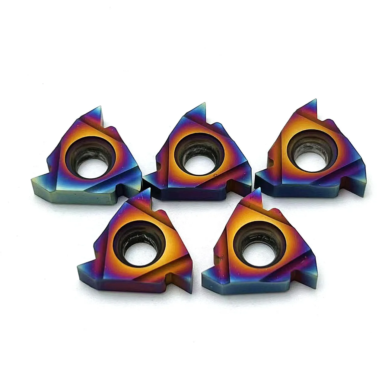 10pcs Nano blue MMT16ER AG60 KT7030 16ER16IR AG60 Carbide Blade Lathe Milling Cutter Turning Blade Machine Tool Threading Insert